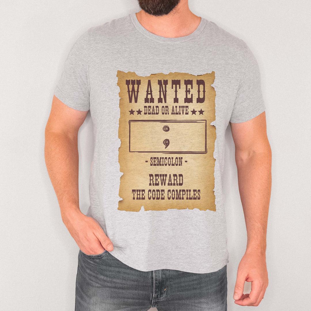 Wanted: Semicolon – Dead or Alive t-shirt
