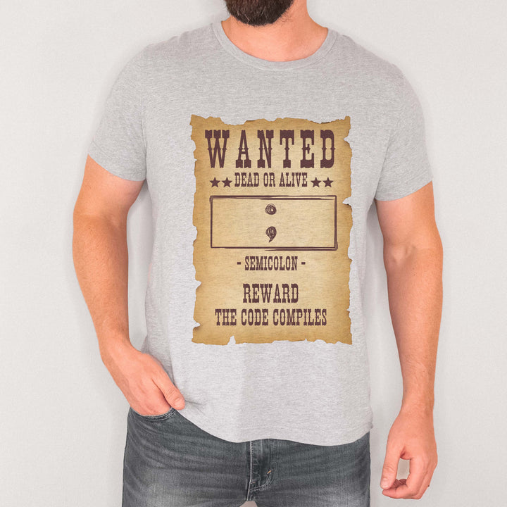 Wanted: Semicolon – Dead or Alive t-shirt
