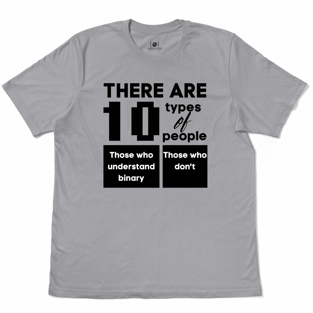 10 Types of People t-shirt