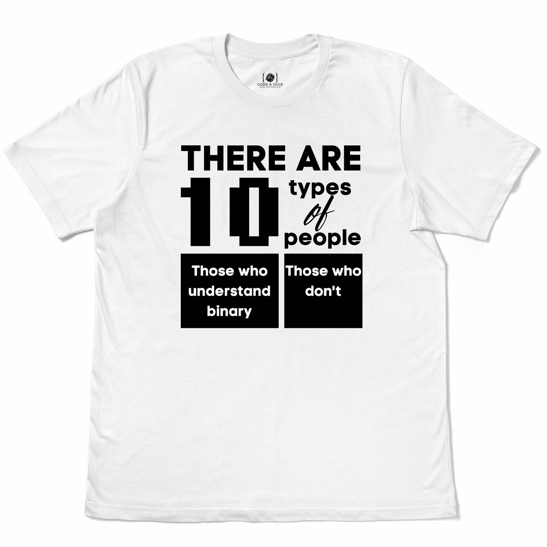 10 Types of People t-shirt