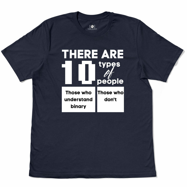 10 Types of People t-shirt