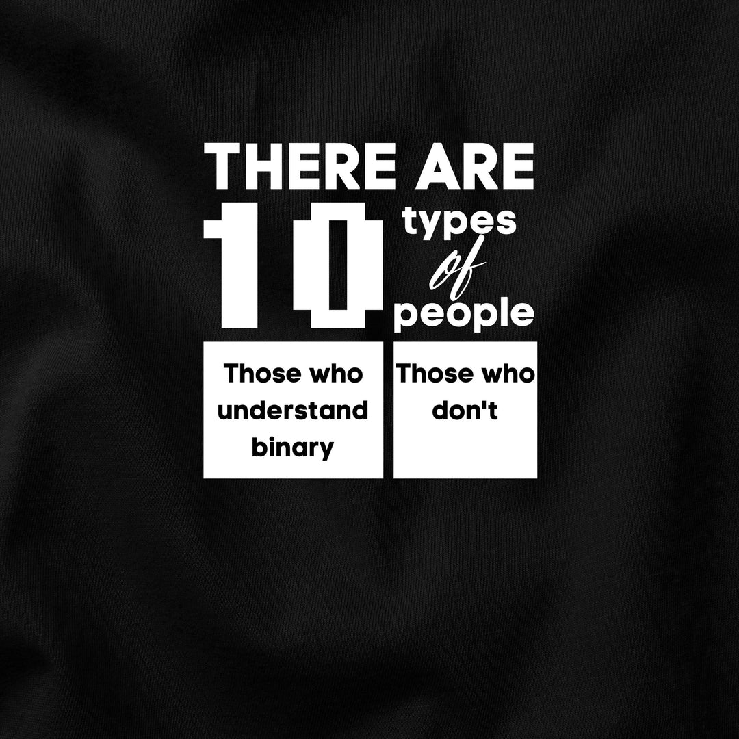 10 Types of People t-shirt