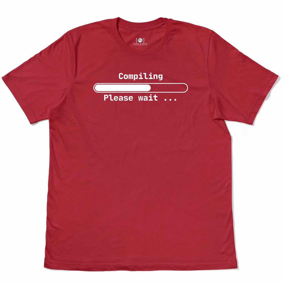 Compiling… Please Wait t-shirt